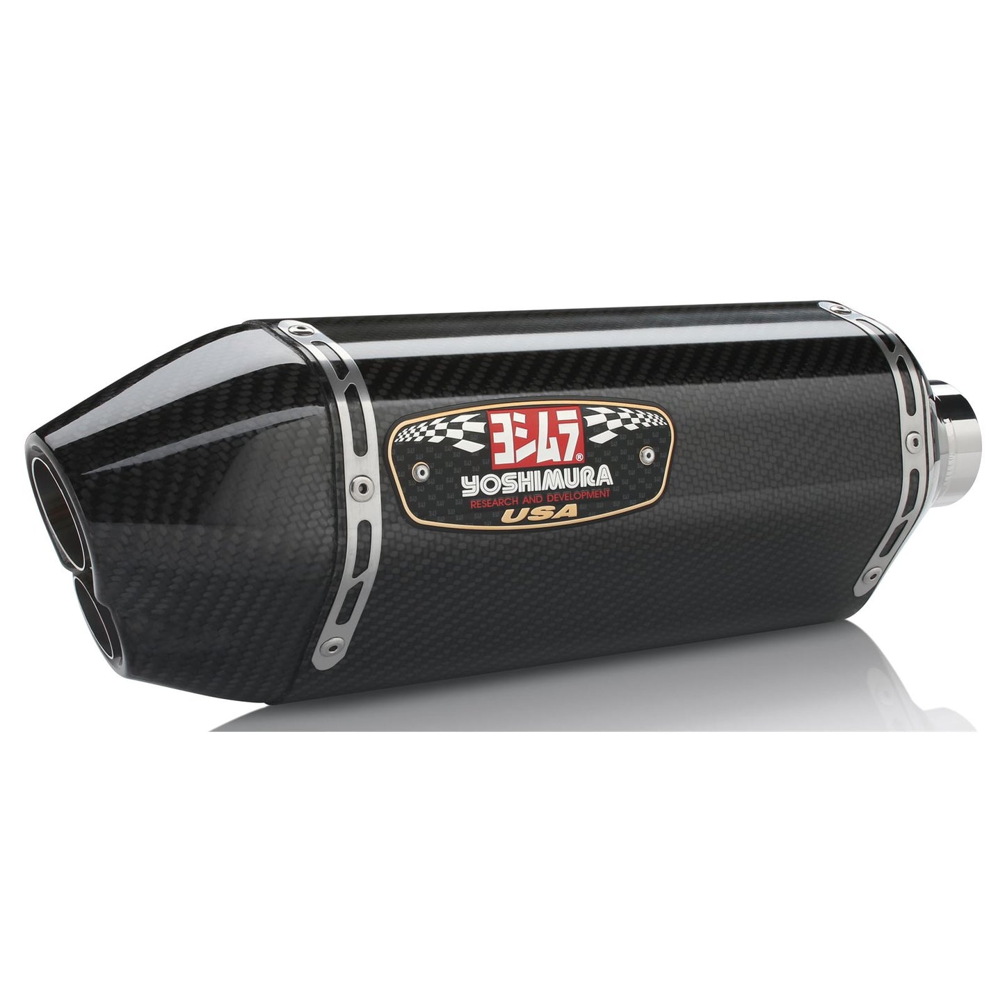 Yoshimura R-77D Street Exhaust Slip-On SS-CF-CF 1160023220_6356