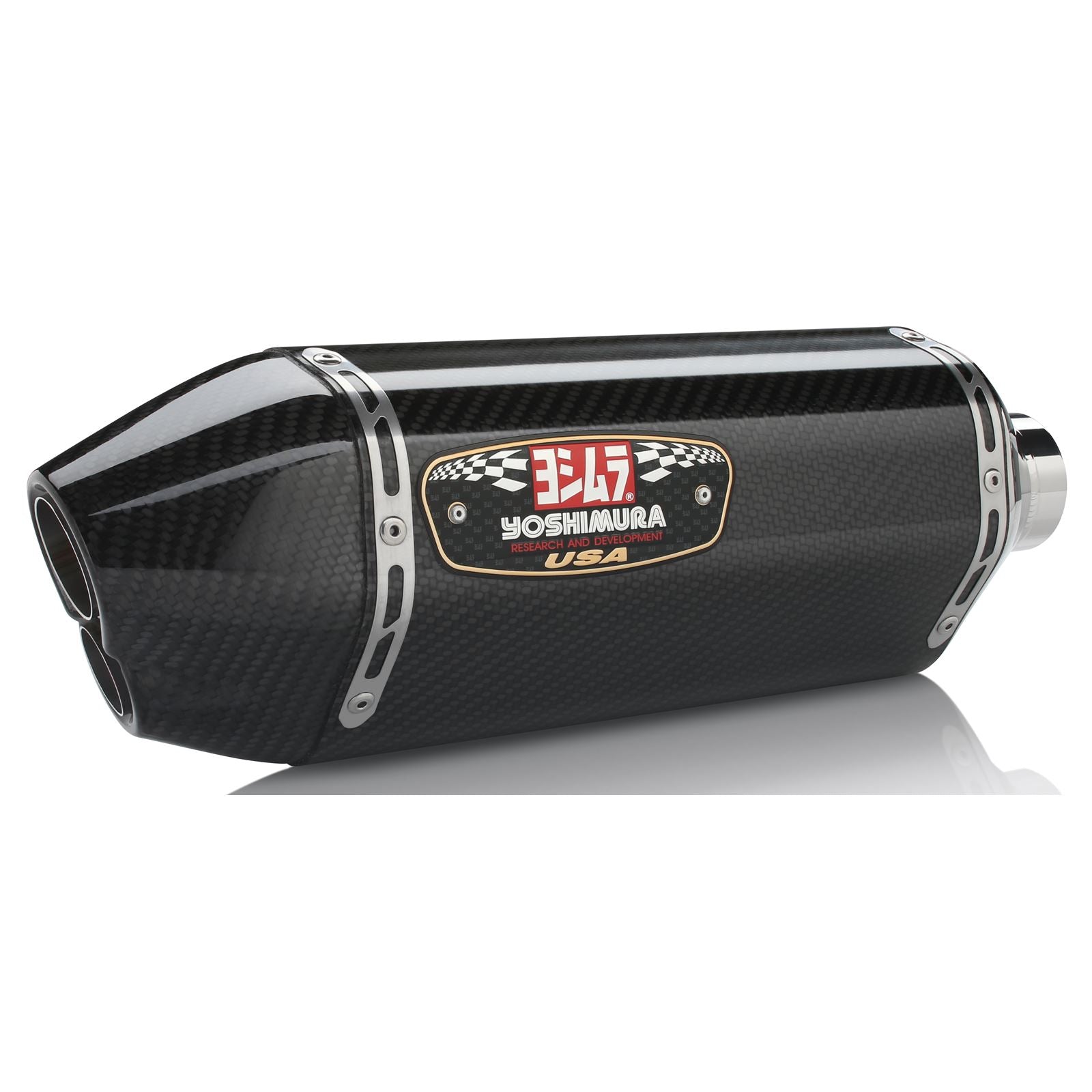 Yoshimura R-77D Street Exhaust Slip-On SS-CF-CF [MPN: 1160023220]_6356