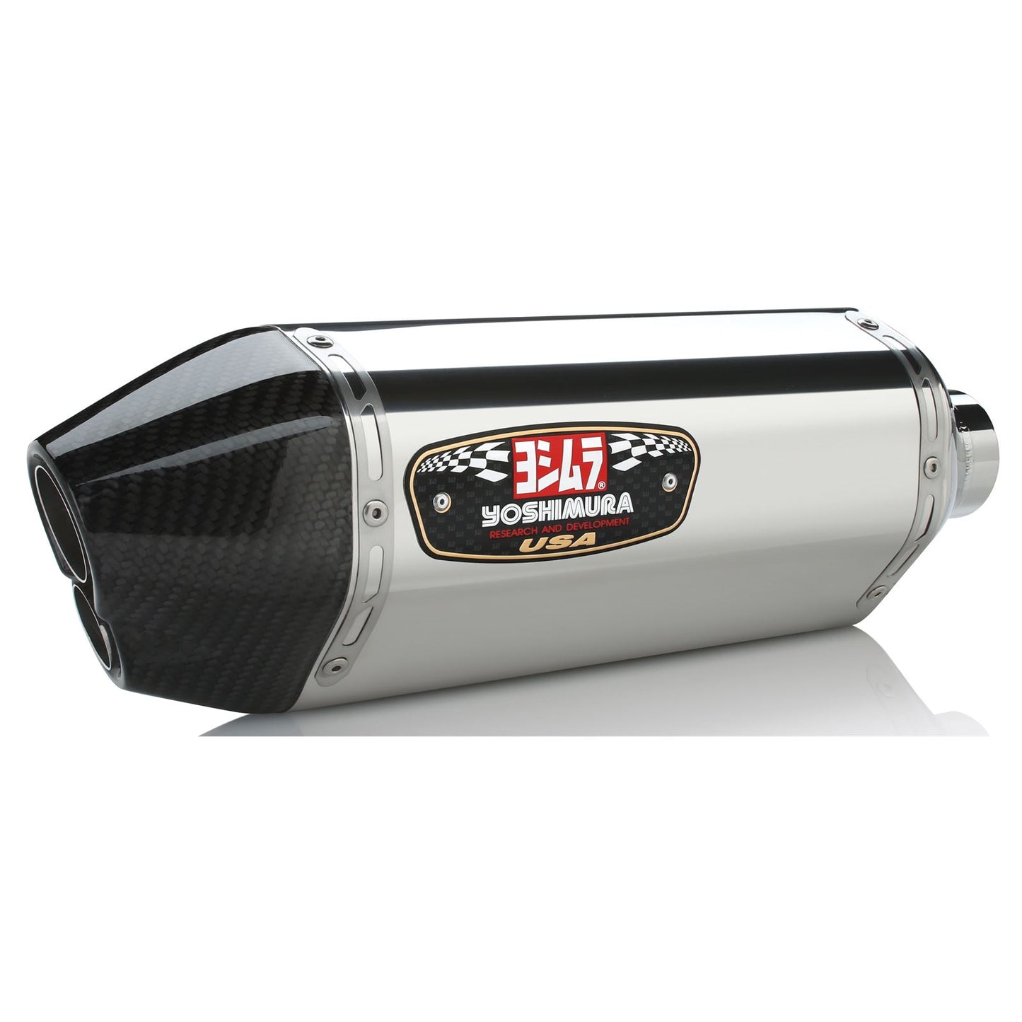 Yoshimura R-77D Street Exhaust Slip-On SS-SS-CF 1160023520_6357