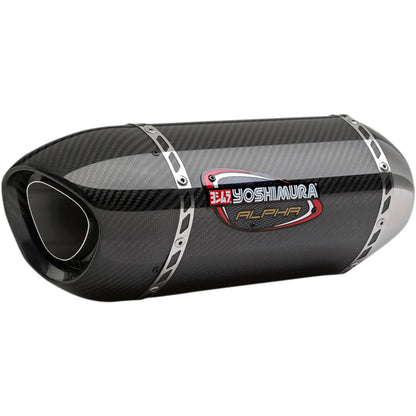 Yoshimura Alpha Signature Slip-On Exhaust SS-CF-CF 13141EM220_500712