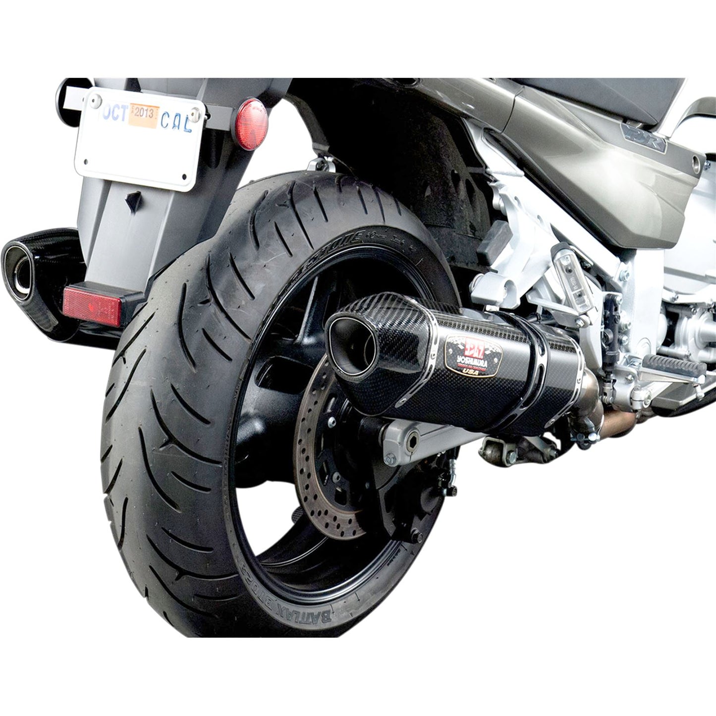 Yoshimura R-77 Signature Exhaust Slip-On SS-CF-CF Dual 13150E0220_500667
