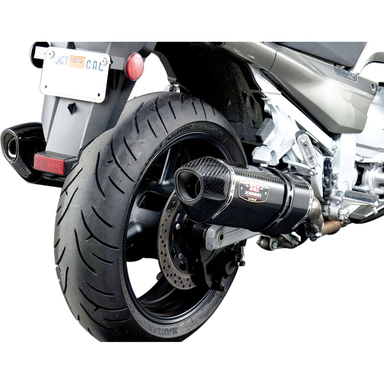Yoshimura R-77 Signature Exhaust Slip-On SS-CF-CF Dual 13150E0220_500667