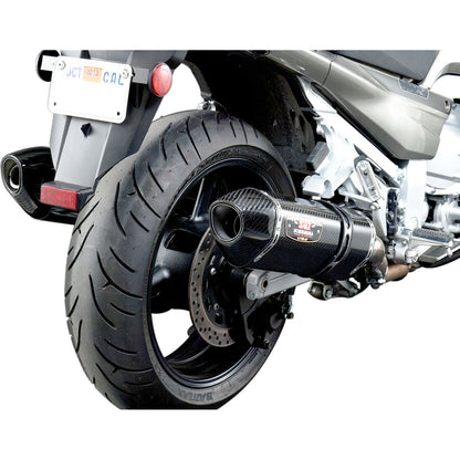 Yoshimura R-77 Signature Exhaust Slip-On SS-CF-CF Dual 13150E0220_500667