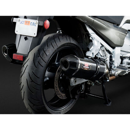 Yoshimura R-77 Signature Exhaust Slip-On SS-CF-CF Dual 13150E0220_6512