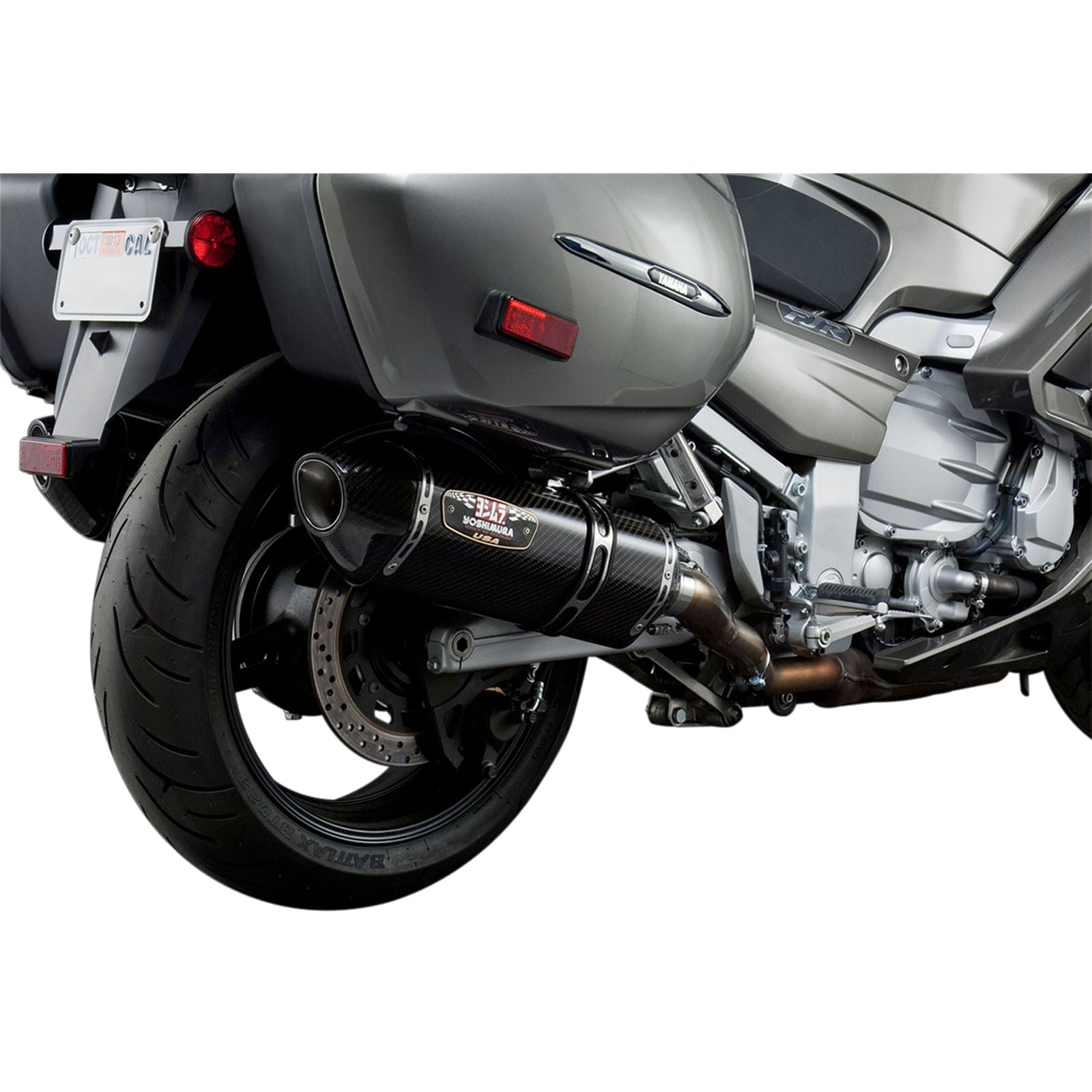 Yoshimura R-77 Signature Exhaust Slip-On SS-CF-CF Dual 13150E0220_500669