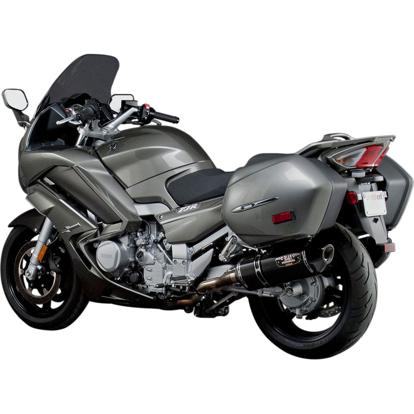 Yoshimura R-77 Signature Exhaust Slip-On SS-CF-CF Dual 13150E0220_500670