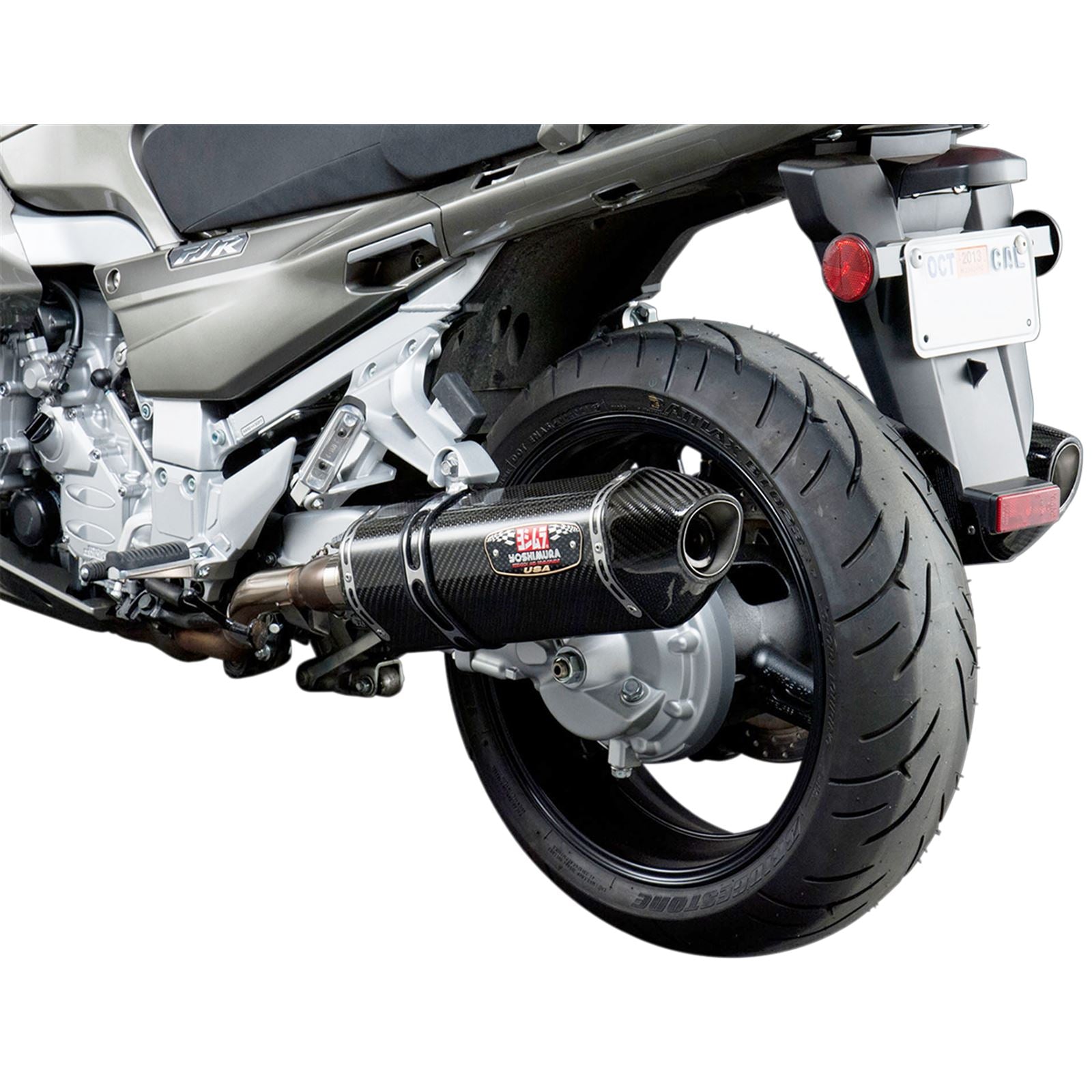 Yoshimura R-77 Signature Exhaust Slip-On SS-CF-CF Dual 13150E0220_500672