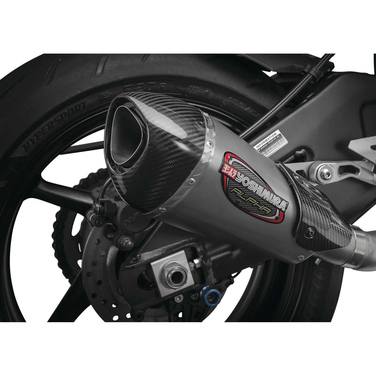 Yoshimura Alpha-T Street Slip-On Exhaust SS-SS-CF Works 13100BP520_6529