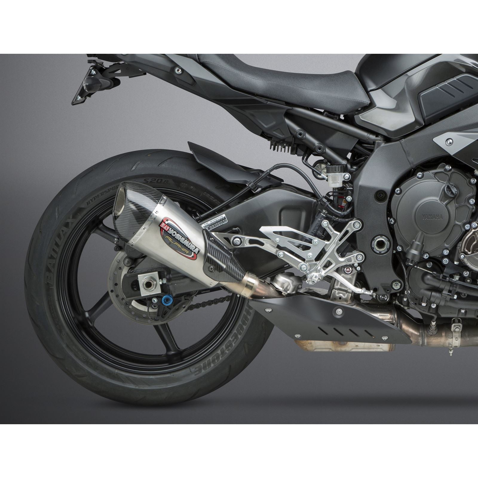 Yoshimura Alpha-T Street Slip-On Exhaust SS-SS-CF Works 13100BP520_6530