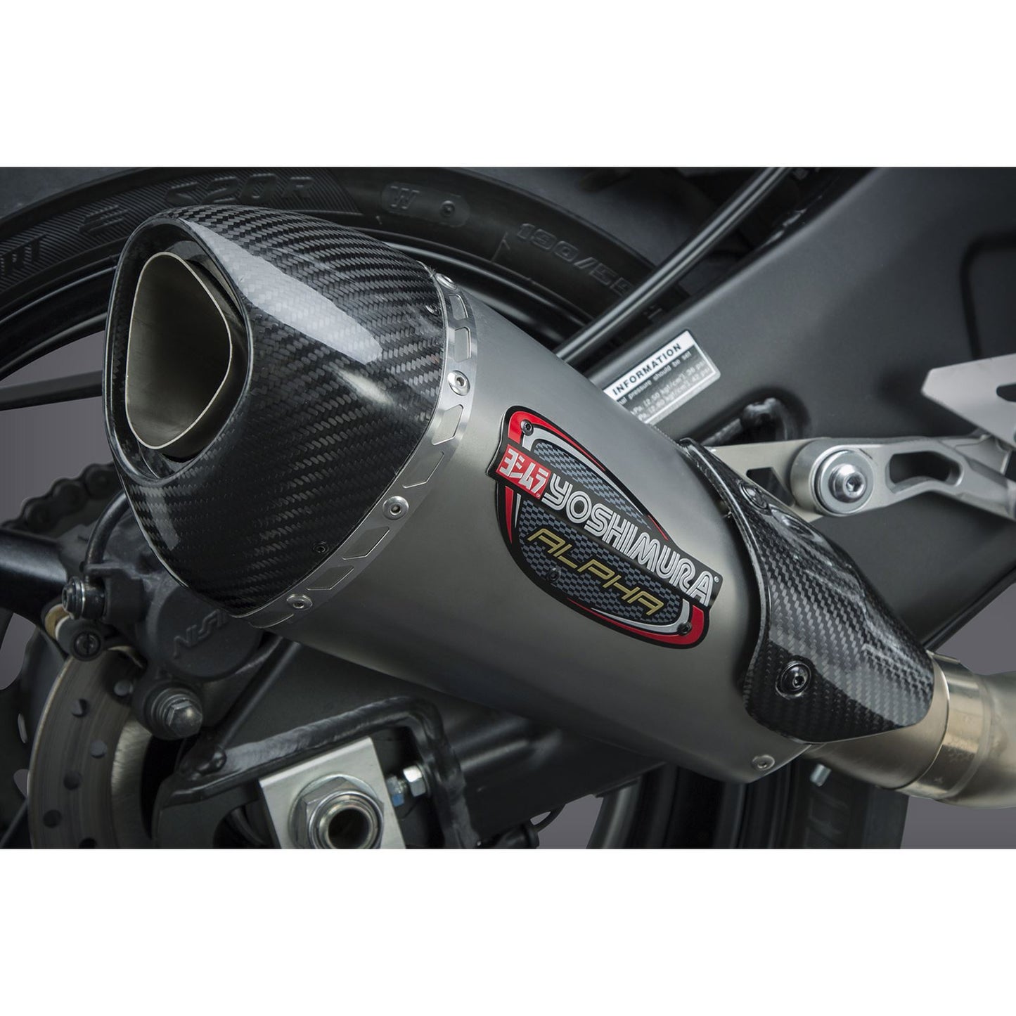 Yoshimura Alpha-T Street Slip-On Exhaust SS-SS-CF Works 13100BP520_6533