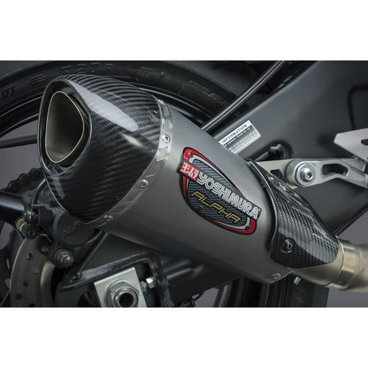 Yoshimura Alpha-T Street Slip-On Exhaust SS-SS-CF Works 13100BP520_6533