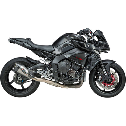 Yoshimura Alpha-T Race Exhaust 3-Quarter Slip-On SS-SS-CF Works 13100CP520_500394