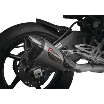 Yoshimura Alpha-T Race Exhaust 3-Quarter Slip-On SS-SS-CF Works 13100CP520_6535