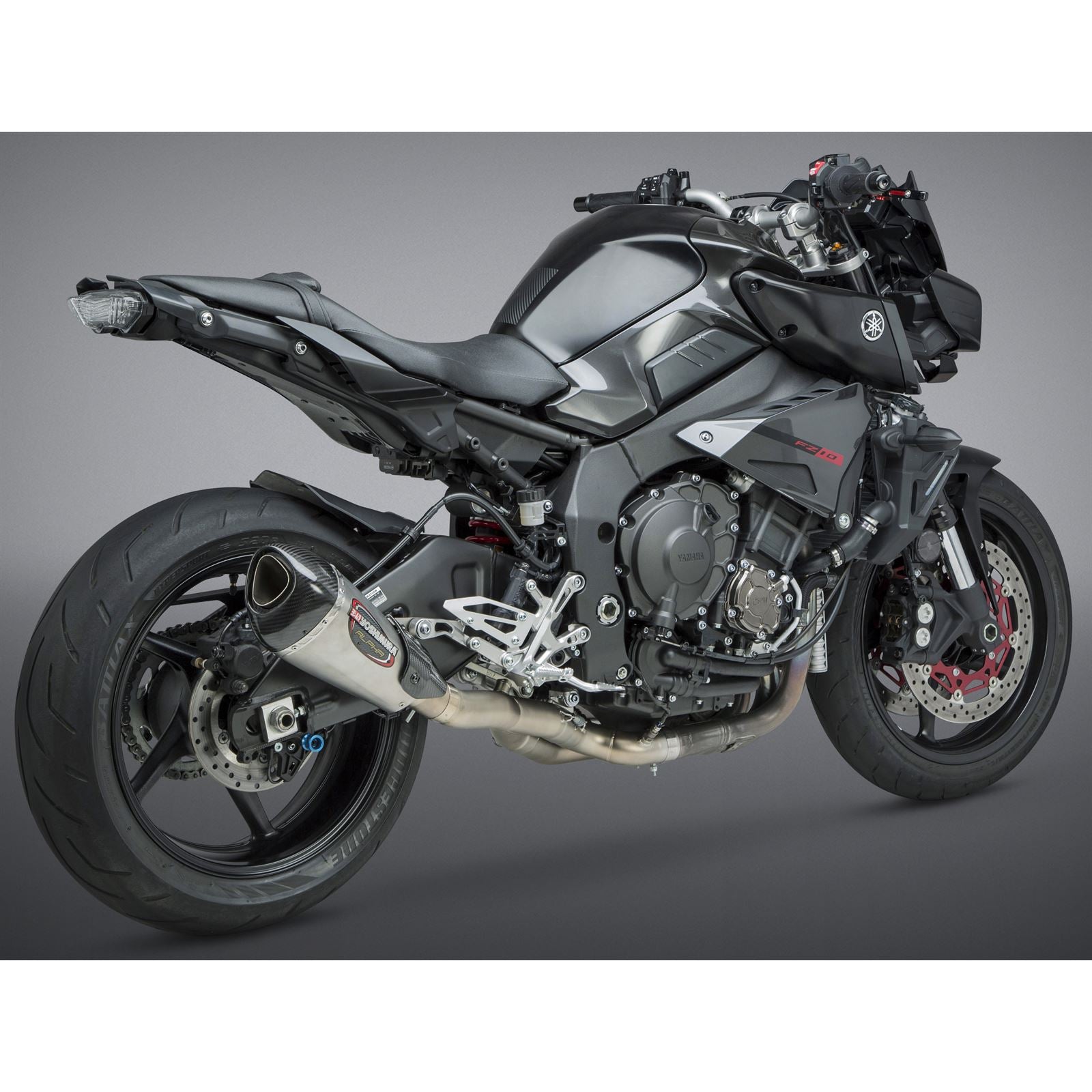 Yoshimura Alpha-T Race Exhaust 3-Quarter Slip-On SS-SS-CF Works 13100CP520_6539