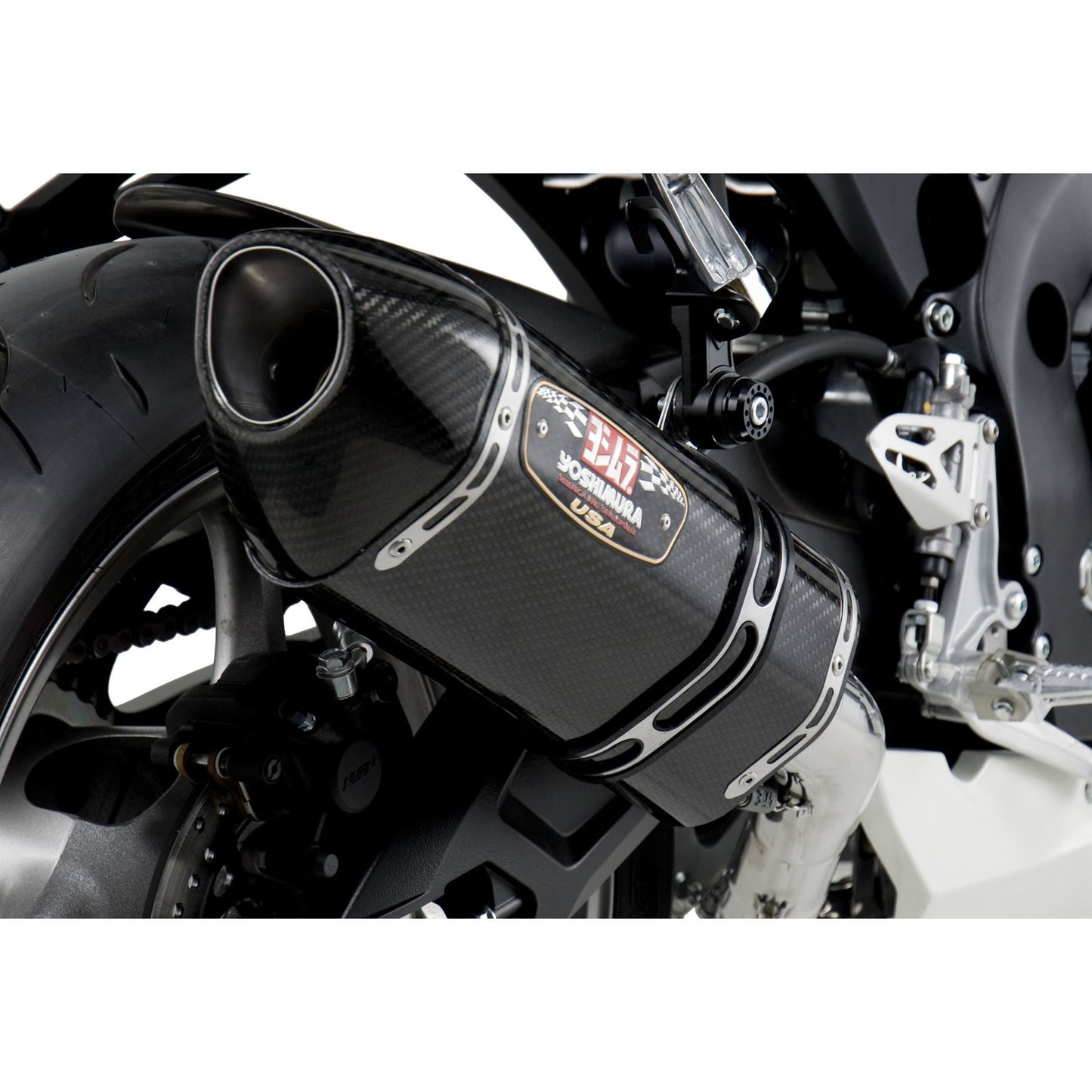 Yoshimura R-77 Race Exhaust Full-System SS-CF-CF [MPN: 1160000221]_6672