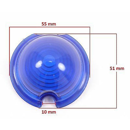2FastMoto Blue Lens for Bullet Zeppelin Custom Light Blinker  2fm-m103b_651528