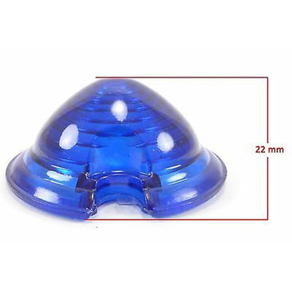 2FastMoto Blue Lens for Bullet Zeppelin Custom Light Blinker  2fm-m103b_620428