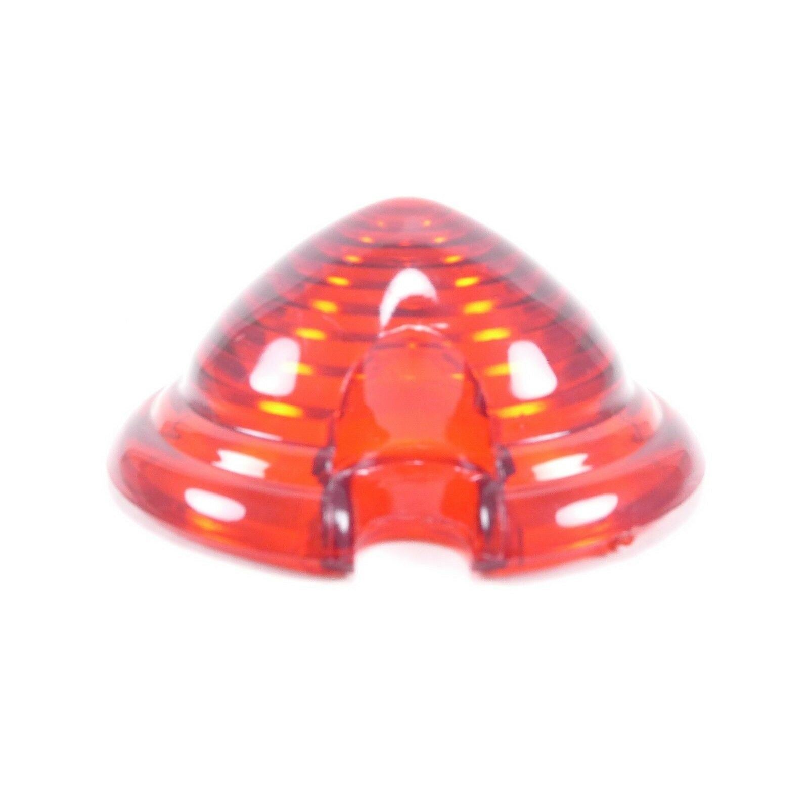 2FastMoto Red Replacement Lens Bullet Zeppelin Turn Signal Light  Pair 2fm-m103r_620432