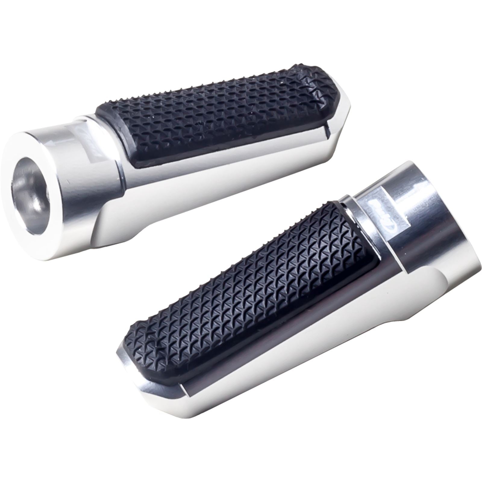 Puig Footpegs Racing Rubber Silver 7318P_7751