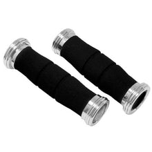 Emgo Roadhawk Grips Black with Chrome End Cap 7/8"x5.5" 42-40600_551279