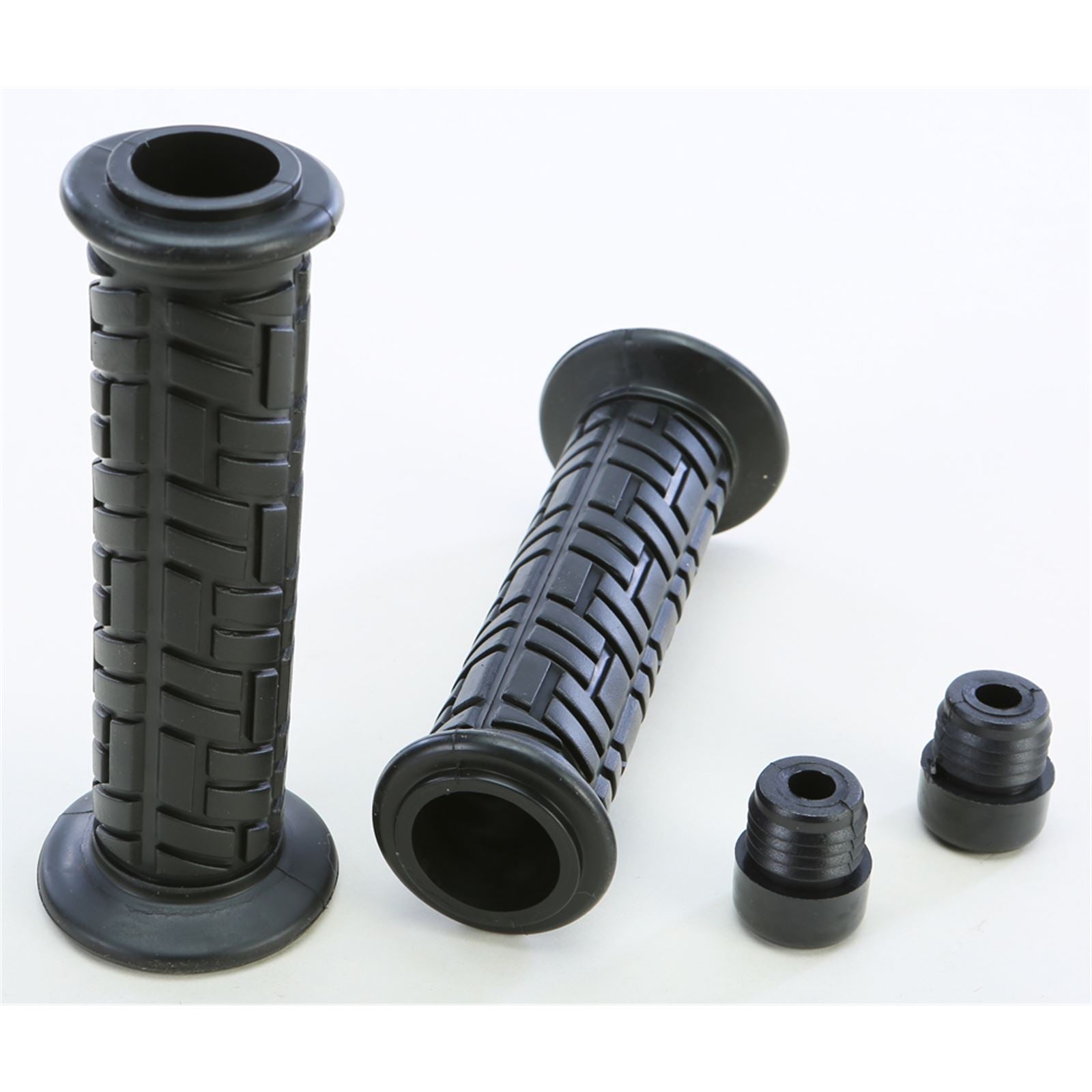 Emgo Superbike Grips 7/8"x 130mm with End Plugs 42-28770_7781