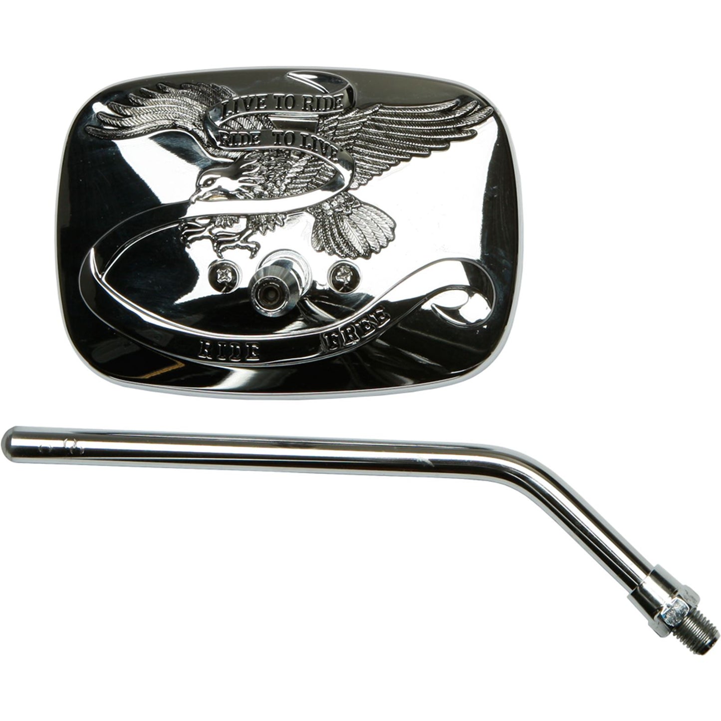 Emgo Mirror- Left 10mm Chrome 20-31755A_7792