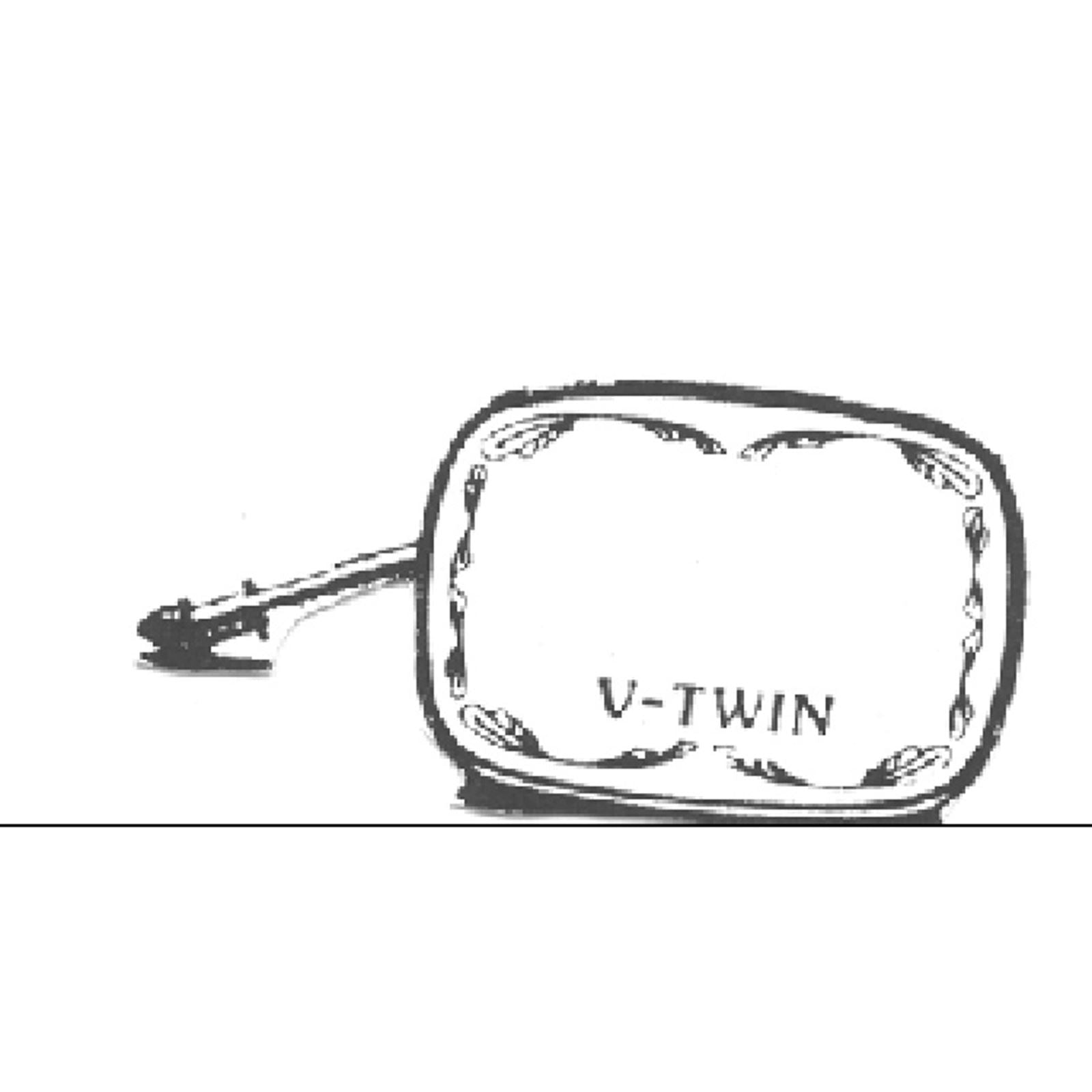 Emgo Mirror 10mm 3/4" 7/8" 1" Clamp 20-49800_551301