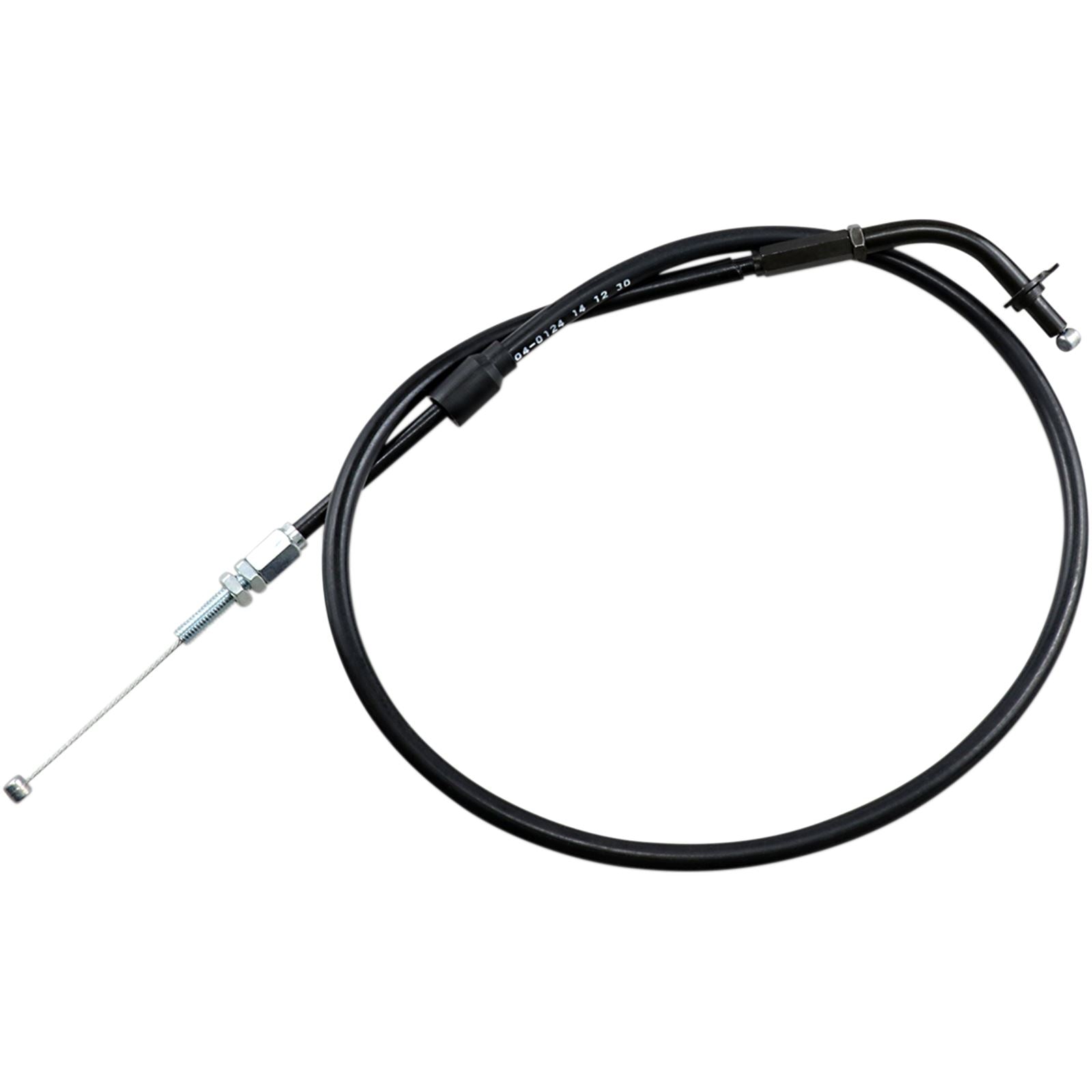 Motion Pro Black Vinyl Throttle Pull Cable 04-0124_445983