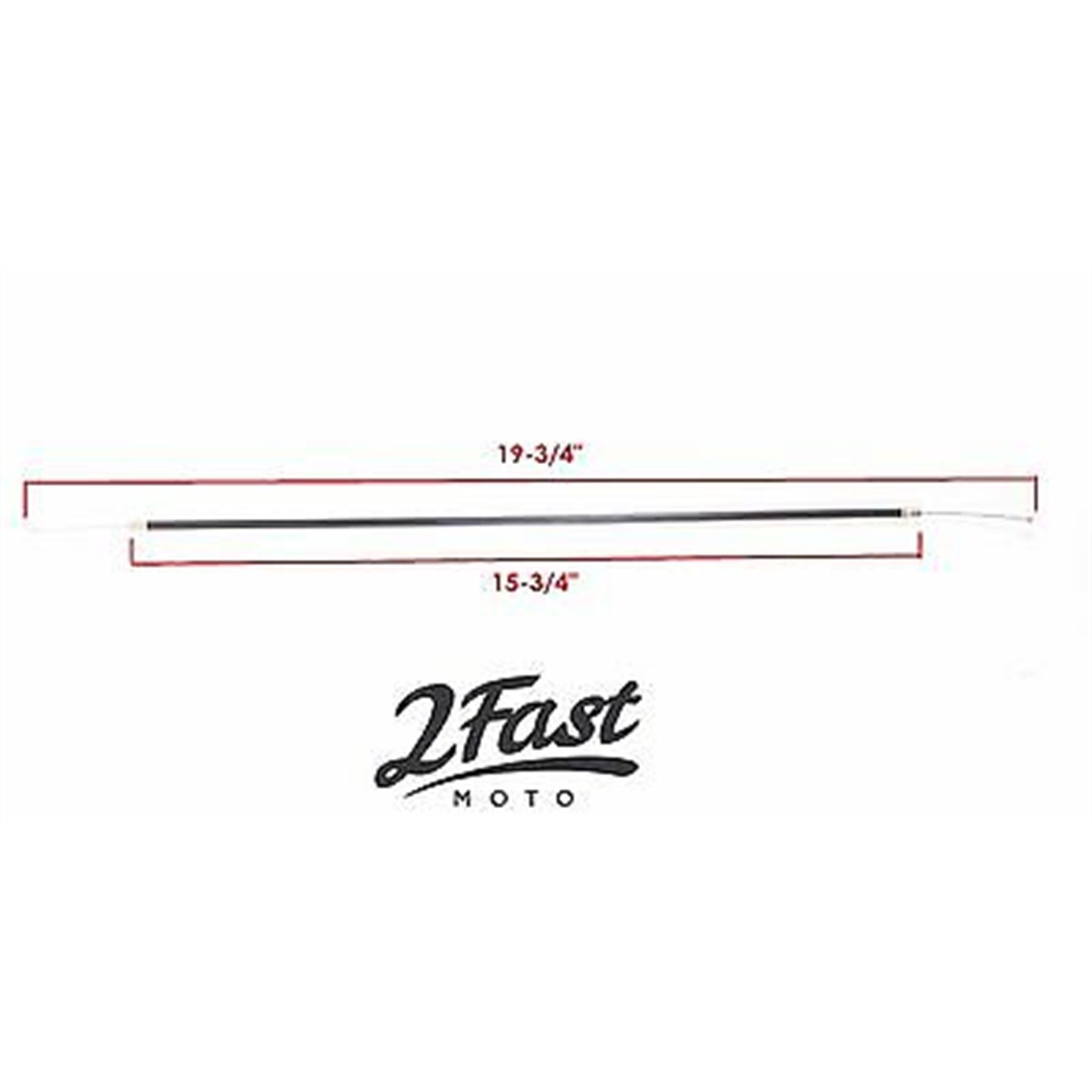 2FastMoto Throttle Lower Cable for Yamaha YD2, YDS3, YDS3C, YM1, YM2  2fm-4007_634449