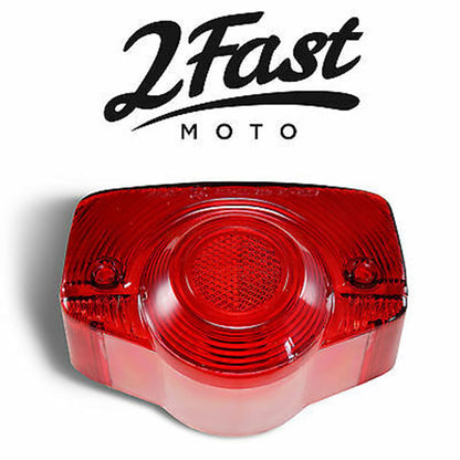 2FastMoto Taillight Lens Replacement for Honda CA CB CL CT S SL 33702-077-671_651962