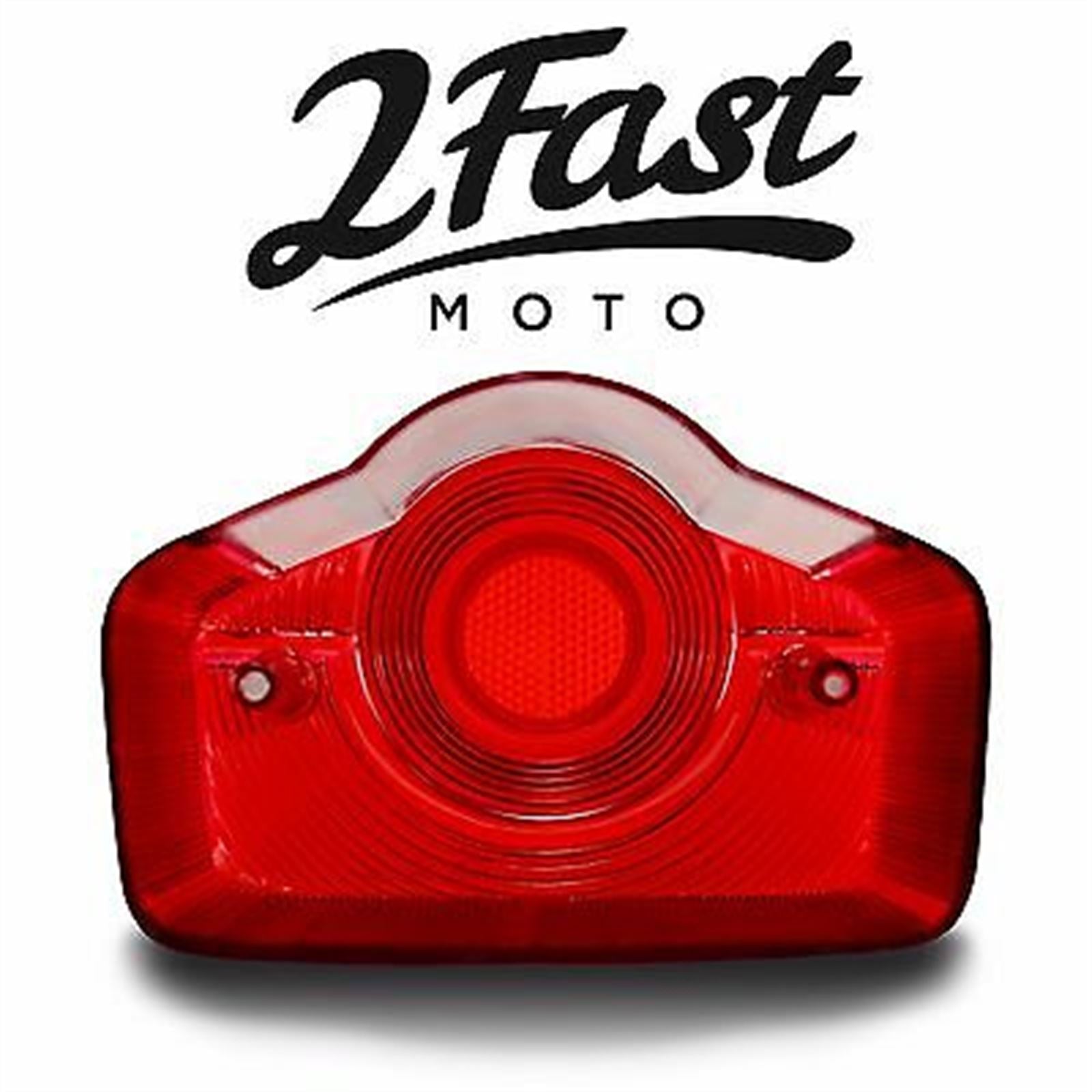 2FastMoto Taillight Lens Replacement for Honda CA CB CL CT S SL 33702-077-671_651966