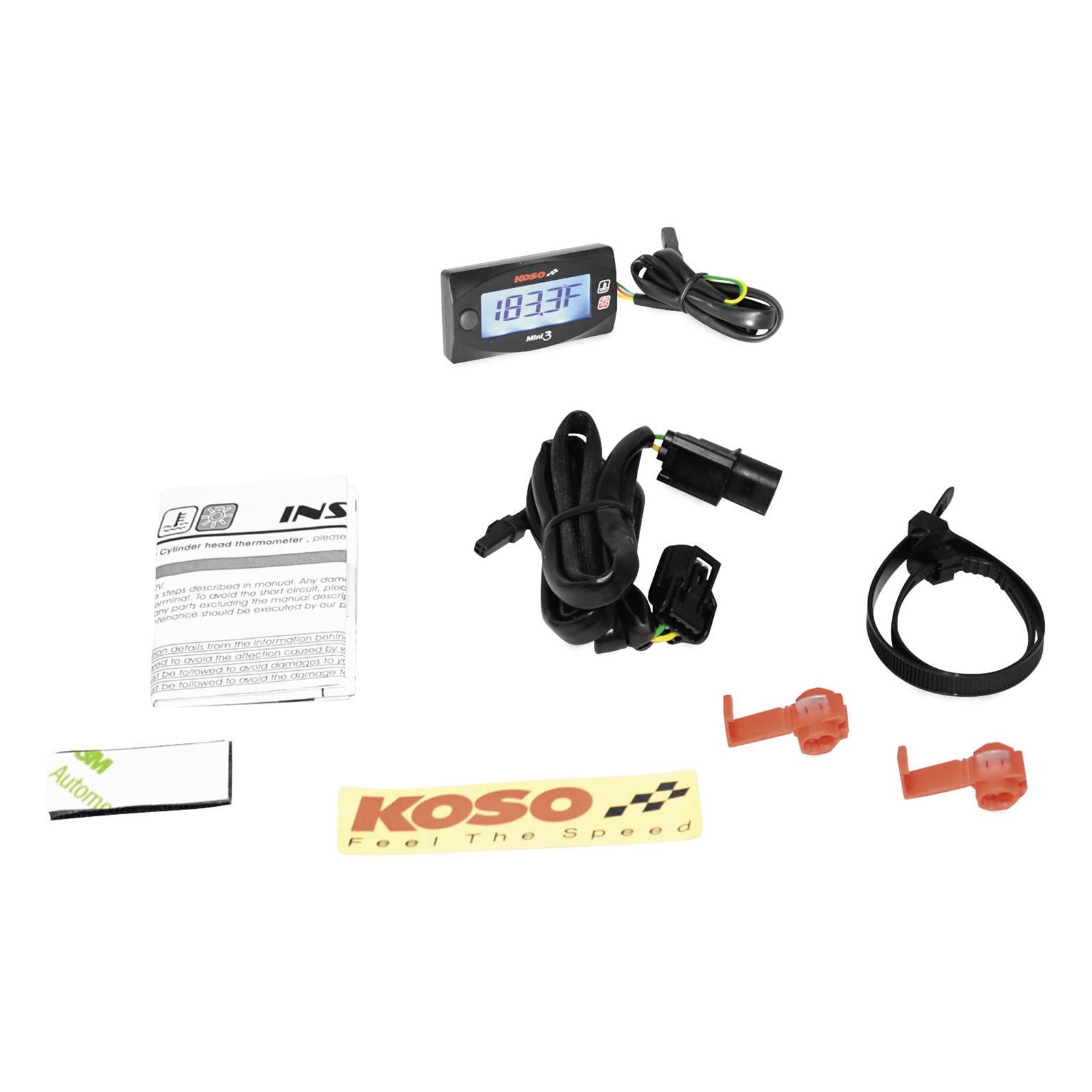 Koso Cylinder Head Temperature Meter for Honda Grom Mini 3  BA003245_8942