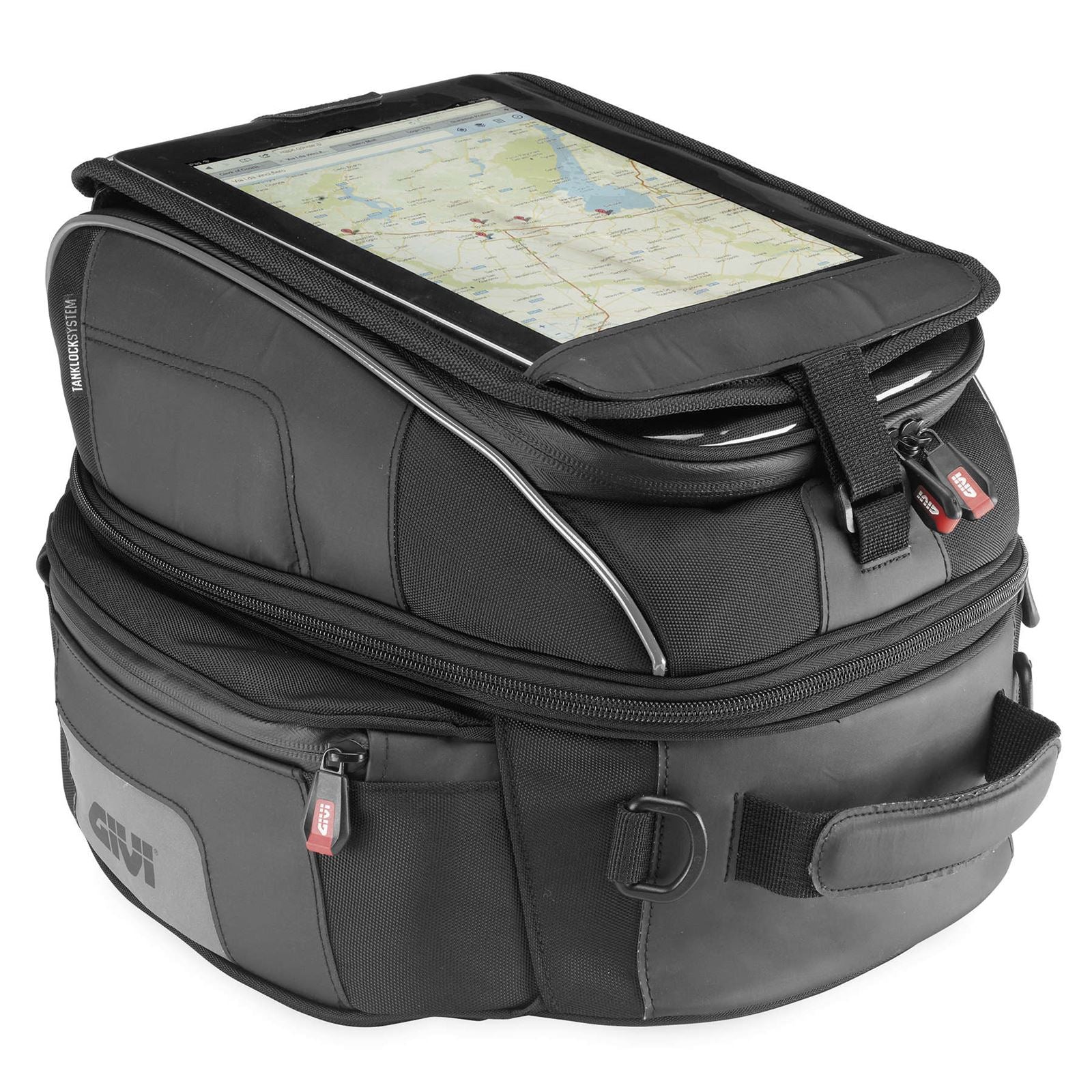 Givi Tanklock Tankbag 25 Liter 9.8x13.0x9.0-11.0" XS306_9306
