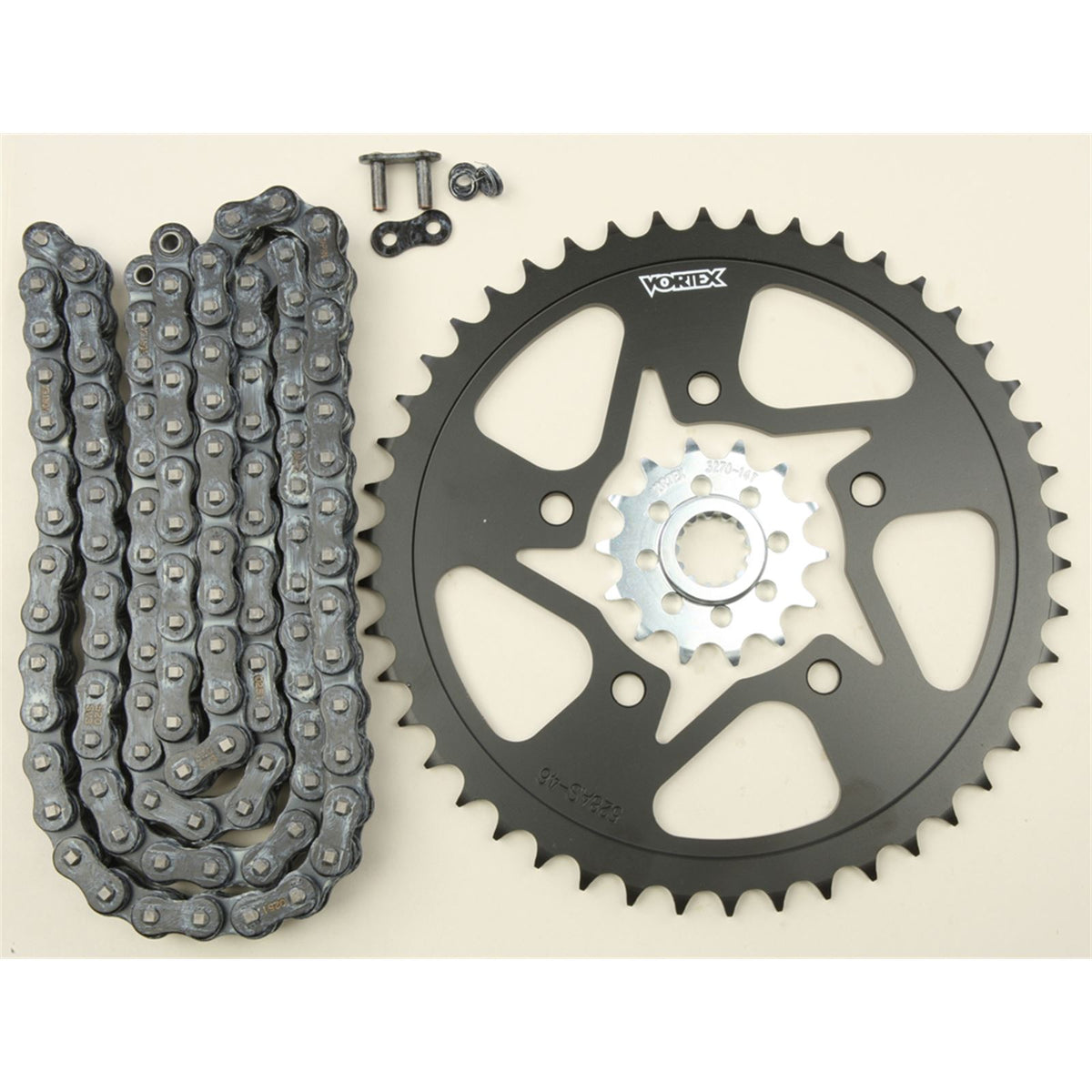 Vortex Sprocket/Chain Kit Black OPEN BOX [MPN: CK6262]_2745202