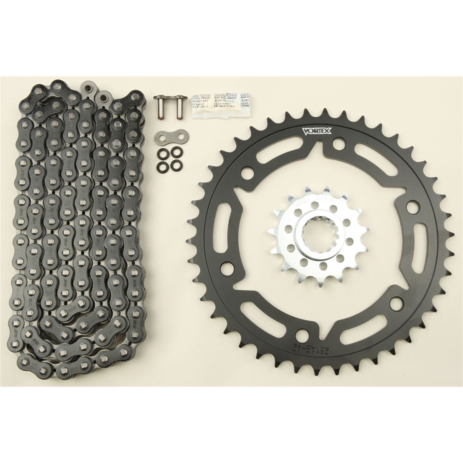 Vortex Sprocket/Chain Kit Black [MPN: CK6336]_9705