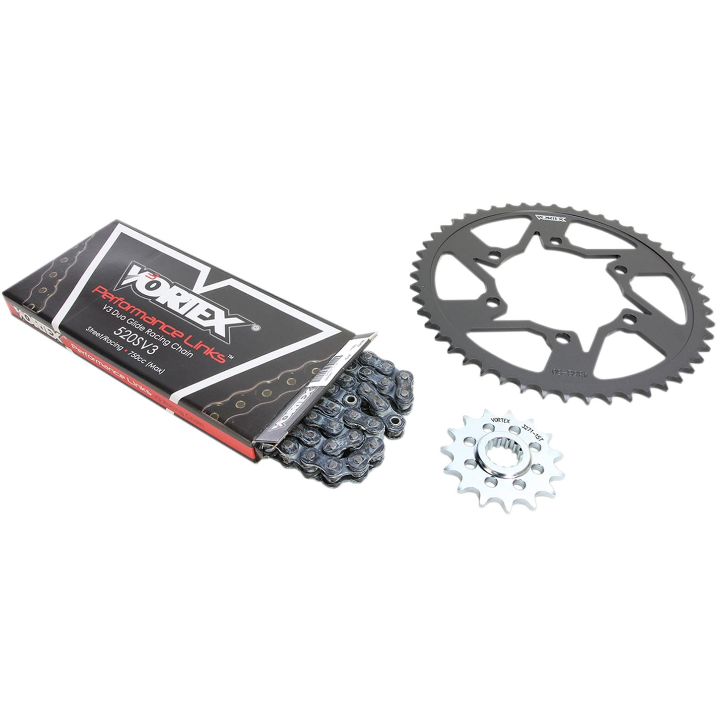 Vortex Sprocket/Chain Kit Black CK6343_492540