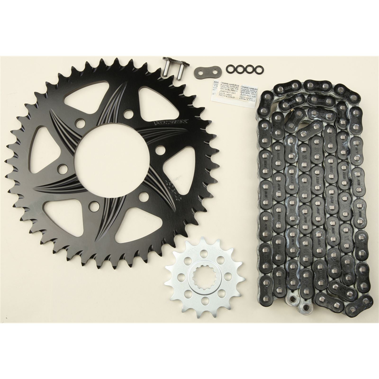 Vortex Sprocket/Chain Kit Black CK6346_9710