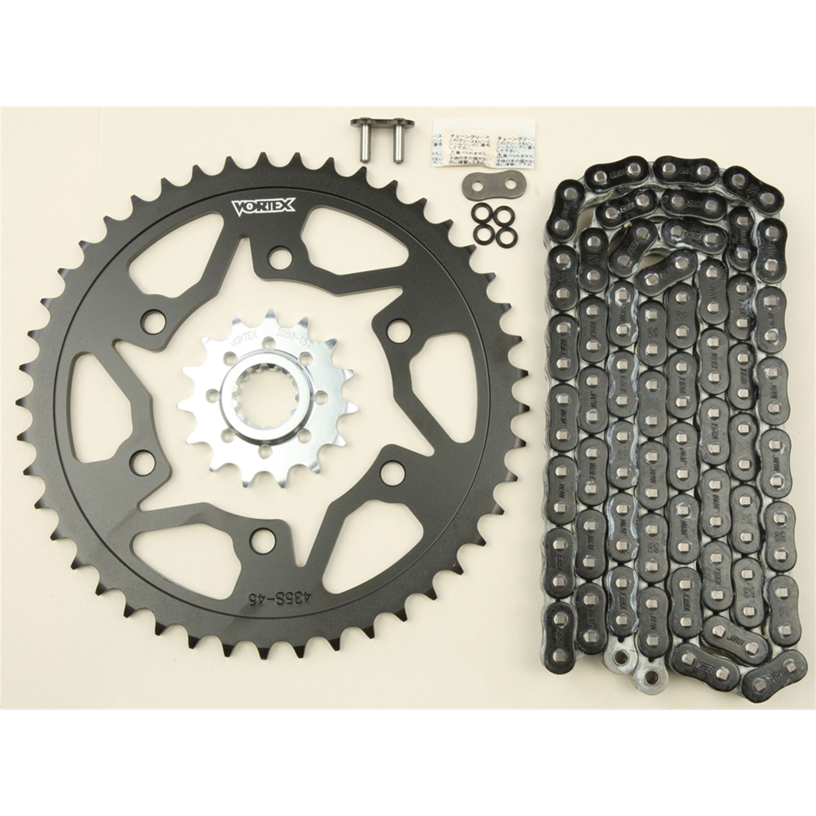 Vortex Sprocket/Chain Kit Black CK6354_9713