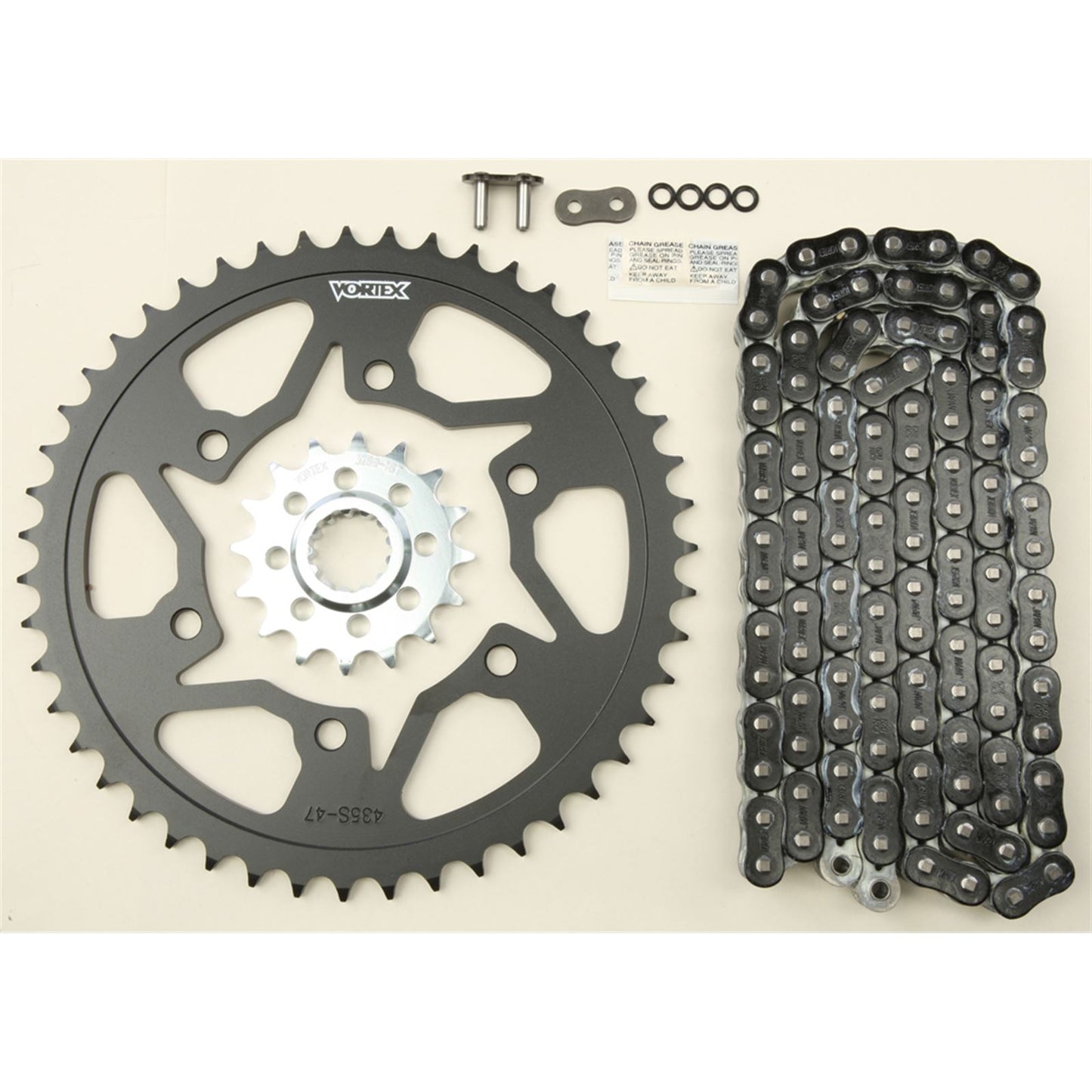 Vortex Sprocket/Chain Kit Black CK6361_9715