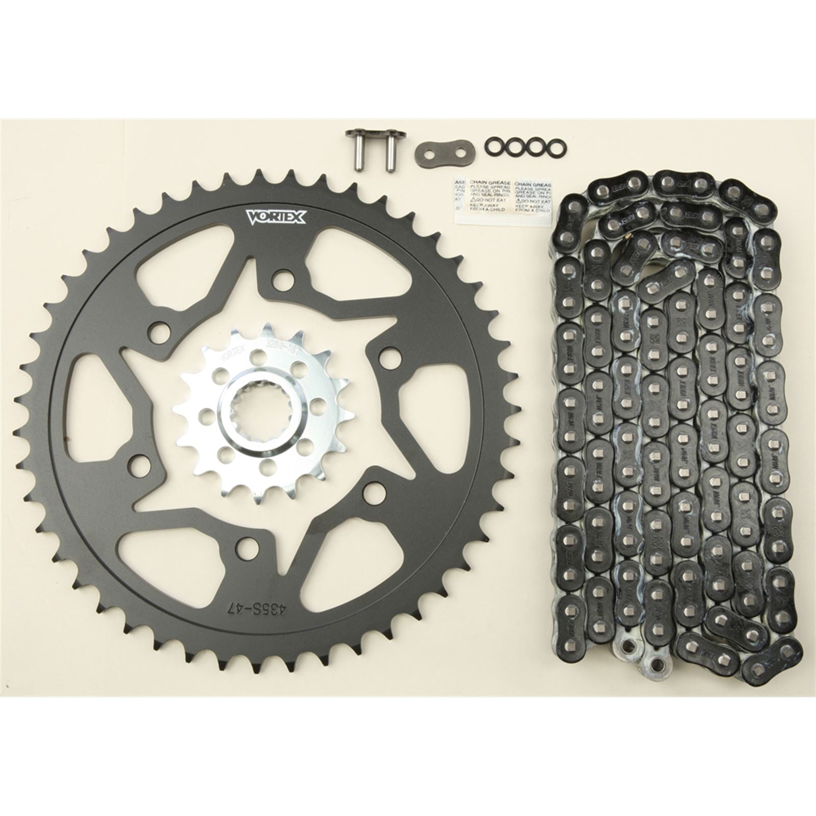 Vortex Sprocket/Chain Kit Black CK6361_9715