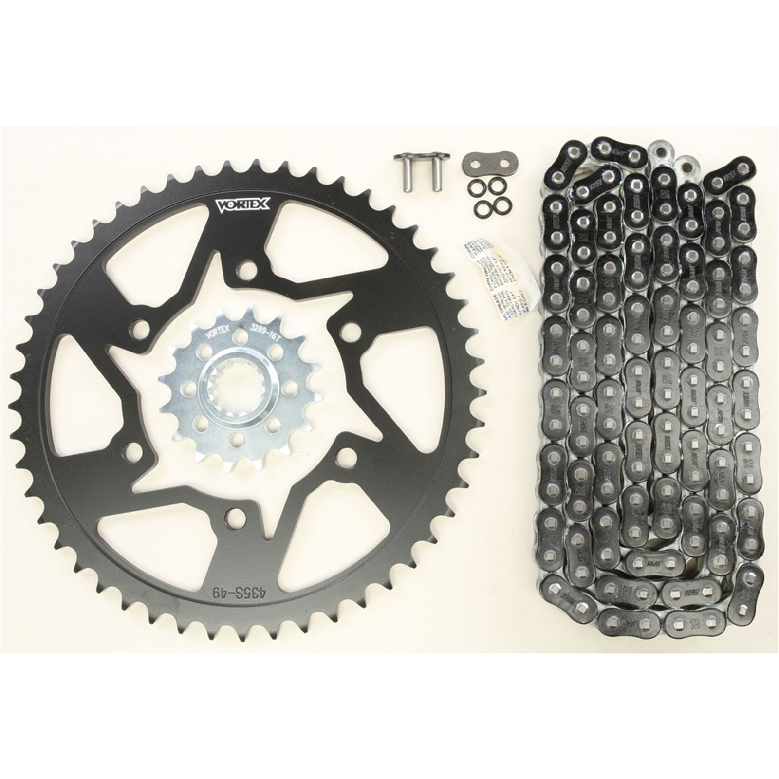 Vortex Sprocket/Chain Kit Black CK6364_9717