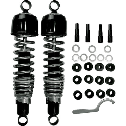 Emgo Classic Shocks with Eyelet Mount Black/Chrome 335 mm [MPN: 17-05512]_10096