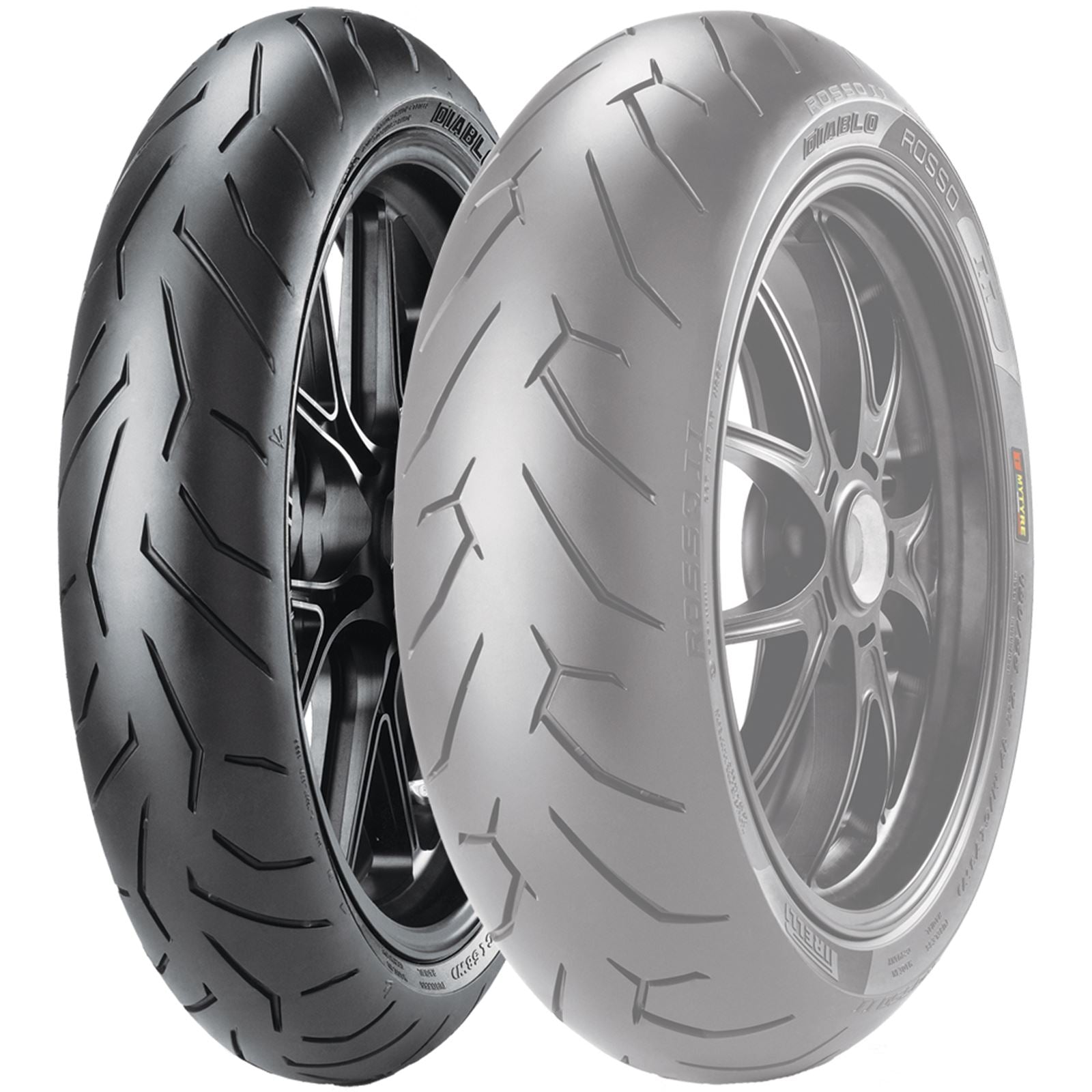 Pirelli - Powersports Tire Diablo  Rosso  2 Front 120/70ZR17 (58W) Radial 2148800_10156