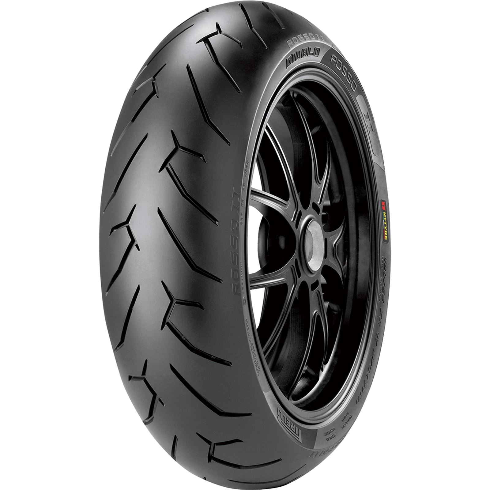 Pirelli - Powersports Diablo Rosso II Rear Tire - 190/55ZR17 (75W) Radial 2068700_453964