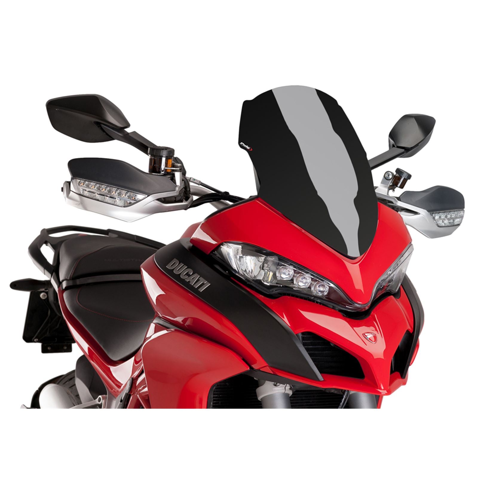 Puig Race Windscreen - Black for Ducati 7622N_10803