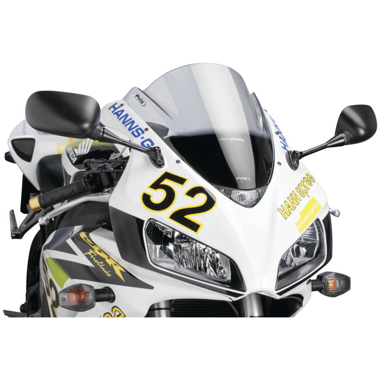 Puig Windscreen Racing Smoke 1665H_10934