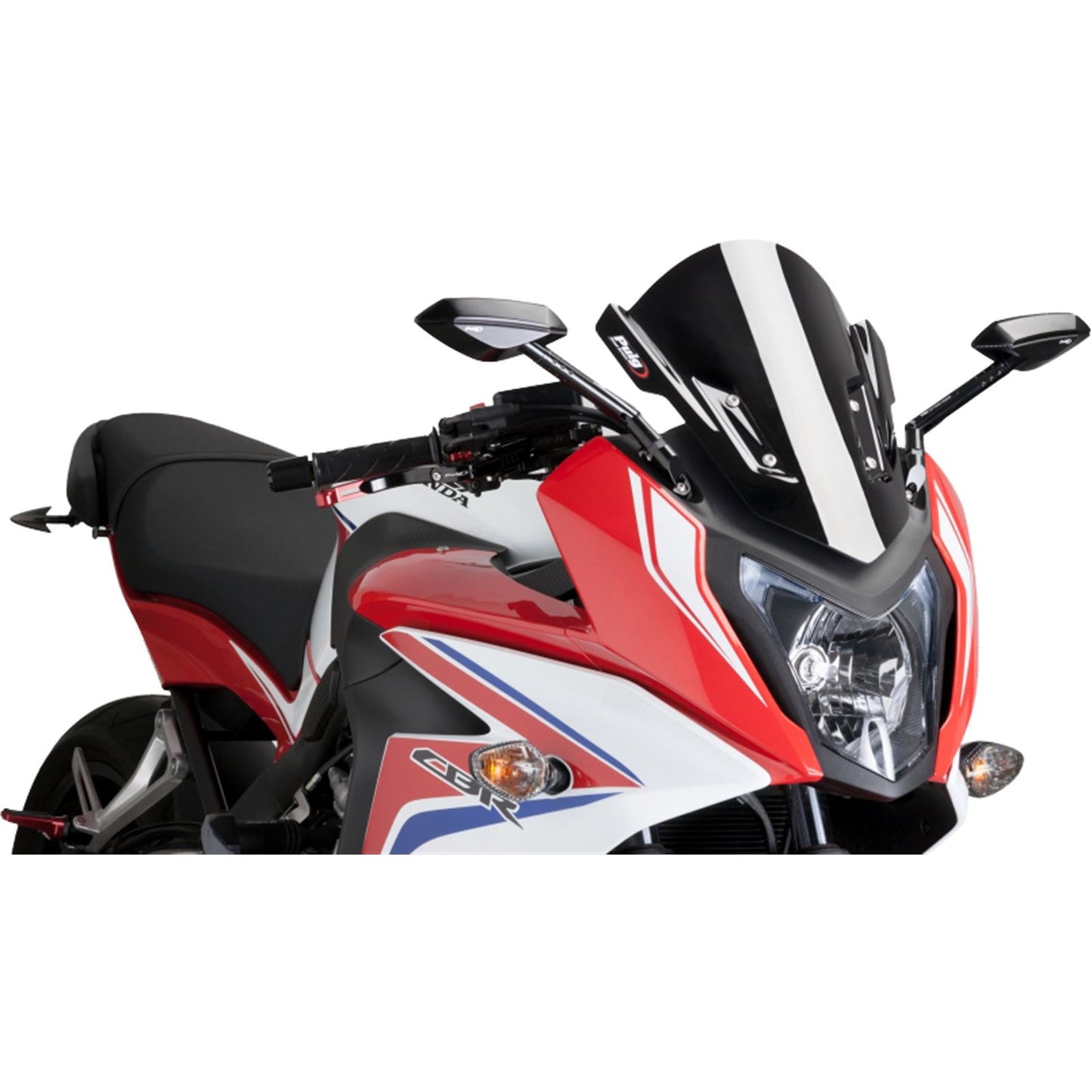 Puig Windscreen Racing Black 7003N_11007