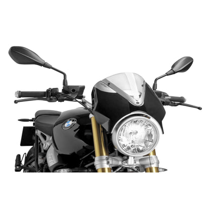 Puig Windscreen Retrovision Black/Clear [MPN: 7012W]_11521