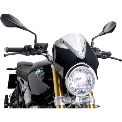 Puig Windscreen Retrovision Black/Clear [MPN: 7012W]_11522