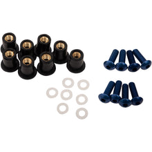 Puig Windscreen Screw Kit Well Nut - Blue 0957A_461658